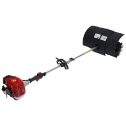 New Kraftig håndholdt børstemaskine, 52 cc 1,25 kW, benzindrevet, rød, til indkørsel, kunstgræs, sne og blade Havemaskiner