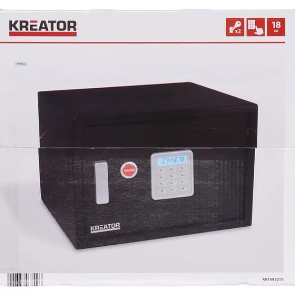 New Kreator Sikkerhedsboks 348x300x400 Mm Pengeskabe