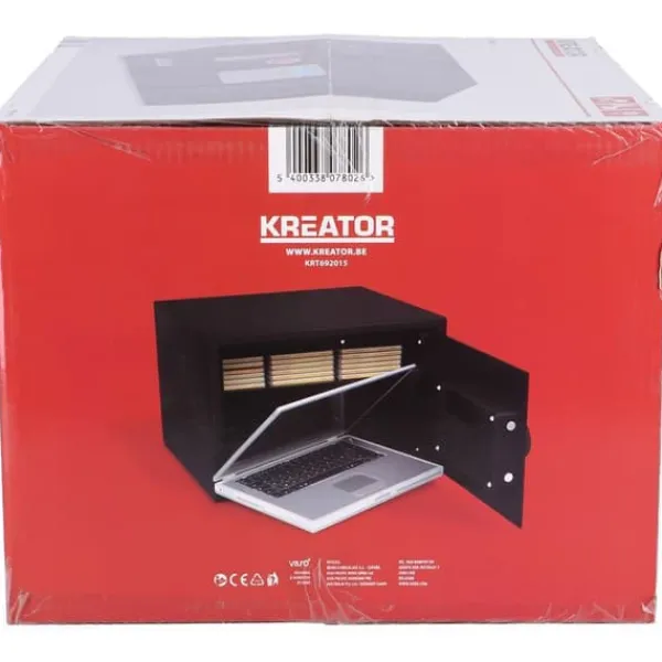 New Kreator Sikkerhedsboks 348x300x400 Mm Pengeskabe