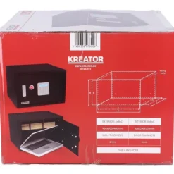 New Kreator Sikkerhedsboks 348x300x400 Mm Pengeskabe