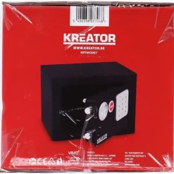 Clearance Kreator Sikkerhedsboks 230x170x170 Mm Pengeskabe