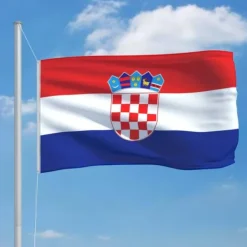 Hot Kroatiens flag 90x150 cm - Farverigt og holdbart polyesterflag | Størrelse: 90x150 cm Flag & Vindposer