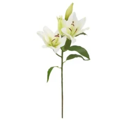 Blomster^Kunstig blomst I HAVE H75cm, hvid lilje