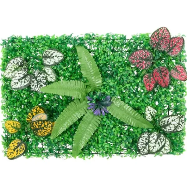 Clearance Kunstige hække - 24 stk. 40x60 cm | Farve: Grøn Havedekorationer