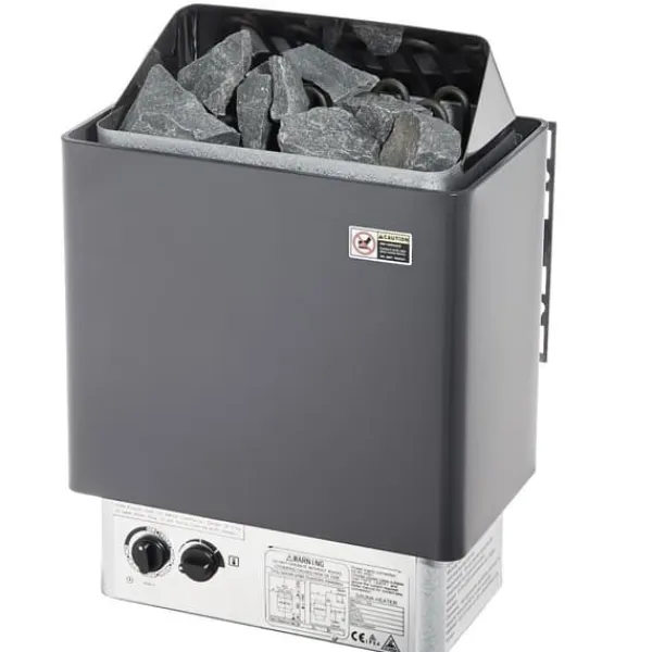 Sauna^8KW Elektrisk Saunaovne, Indbygget Styring, Ideel til 8-12 m³ Hjemmespa, Energibesparende, Hurtig Opvarmning
