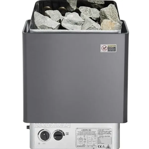 Sauna^8KW Elektrisk Saunaovne, Indbygget Styring, Ideel til 8-12 m³ Hjemmespa, Energibesparende, Hurtig Opvarmning