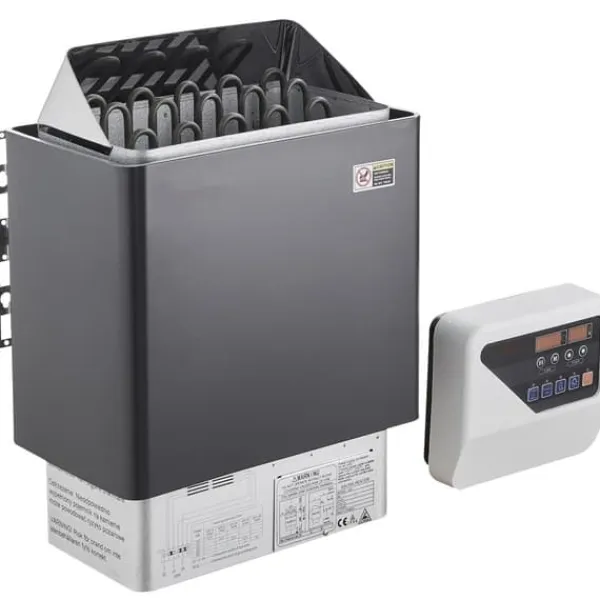 Best 8KW Elektrisk Saunavarmer, Digital Controller, Til 8-12 m³, Ideel til hjemme spa, Effektiv og energieffektiv varmeenhed Sauna