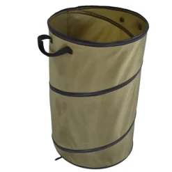 Havekurve^113L hopfällbar papperskorg 30 gallon återvinning stor lövsoppåse med handtag för trädgårdscamping