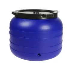 Best 100L RUND PLASTIKTØNDE MED HÅN - SU-B-100L+KR Regntønder
