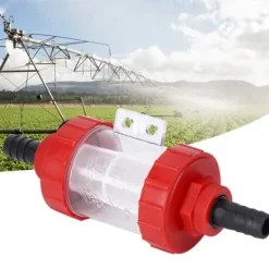 Vanding^Landbrugs-i-ledningsnetfilter til højflowvandpumpe, transparent filter (2,5 cm)