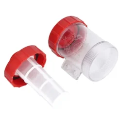 Vanding^Landbrugs-i-ledningsnetfilter til højflowvandpumpe, transparent filter (2,5 cm)