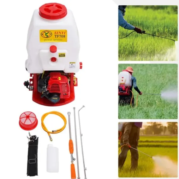 Hot Landbrugssprøjte - Rygsprøjte - Kapacitet 20 l - Benzindrevet - Til Ukrudtsbekæmpelse, Vanding & Gødning - Have & Mark Haveværktøj