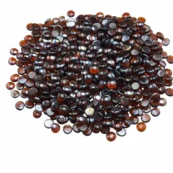 10LBS Ildglas 3/4-Tommer, Pejsglassten til Bålplads, Rich Amber Farve Tilbehør Til Brændeovne & Pejse