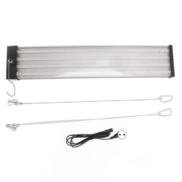 Kit Til Plante- & Urtedyrkning^LED fuldspektret lys professionel 192 LED'er hængende plantevækstlampe til indendørs planter 100‑277V EU-stik
