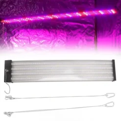 Kit Til Plante- & Urtedyrkning^LED fuldspektret lys professionel 192 LED'er hængende plantevækstlampe til indendørs planter 100‑277V EU-stik