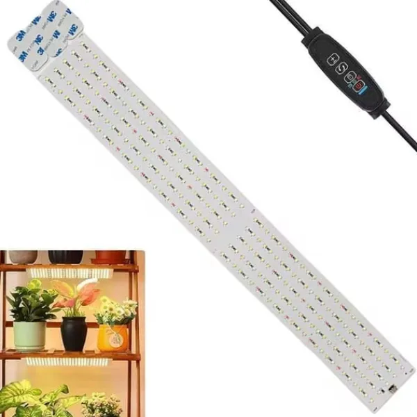 Discount LED Grow Light med EU-adapter Kit Til Plante- & Urtedyrkning
