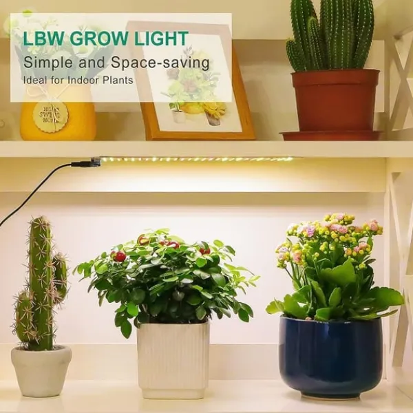 Discount LED Grow Light med EU-adapter Kit Til Plante- & Urtedyrkning