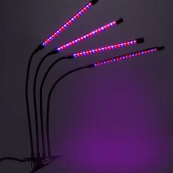 Sale LED plantevækstlampe 80 dioder TIMER 25 W hjemmedyrkning uden netadapter Kit Til Plante- & Urtedyrkning