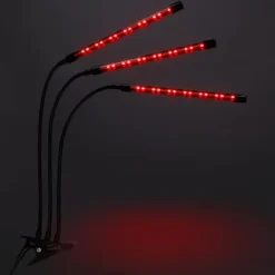 Outlet LED plantevækstlampe 60 dioder TIMER 24 W til hjemmedyrkning uden netadapter Kit Til Plante- & Urtedyrkning