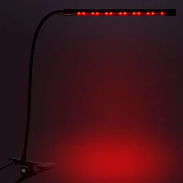 Kit Til Plante- & Urtedyrkning^LED plantevækstlampe 20 dioder TIMER 9 W til hjemmedyrkning uden netadapter