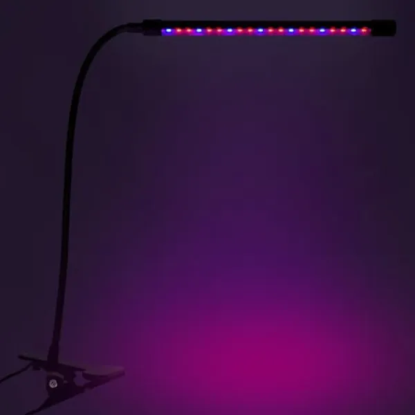 Kit Til Plante- & Urtedyrkning^LED plantevækstlampe 20 dioder TIMER 9 W til hjemmedyrkning uden netadapter