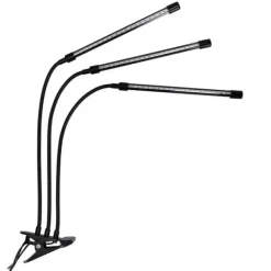 Kit Til Plante- & Urtedyrkning^LED plantevækstlampe 60 dioder TIMER 24 W hjemmeplantedyrkning med netadapter