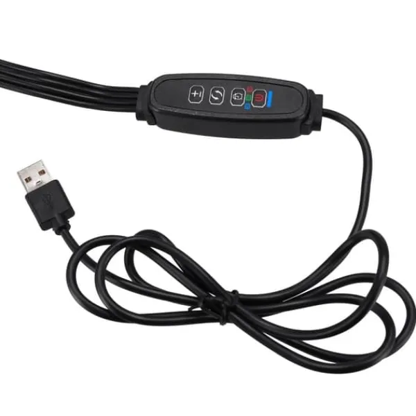 LED plantevækstlampe 80 dioder TIMER 25 W hjemmeplantedyrkning med netadapter Kit Til Plante- & Urtedyrkning