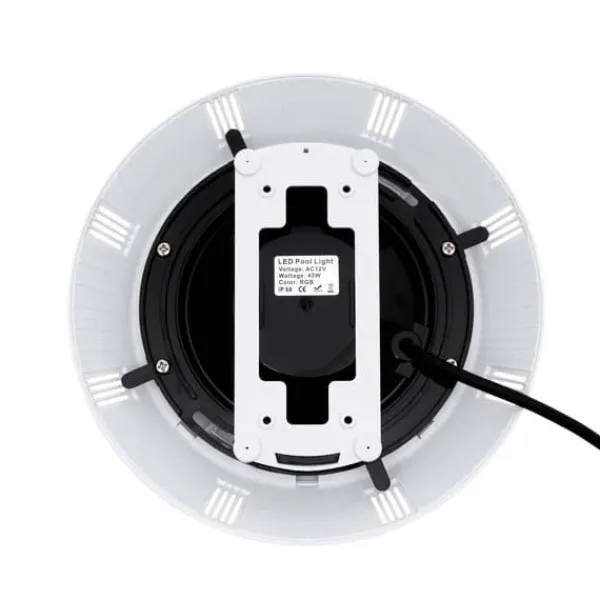 Sale LED Pool Light, Vandtæt IP68, Høj Lysstyrke, RGB Farvemuligheder, Nem Installation, Holdbart ABS Materiale Pool- & Spatilbehør