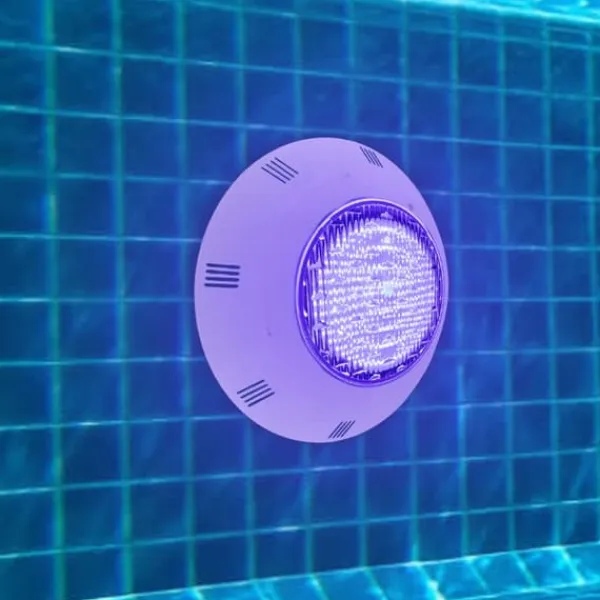Pool- & Spatilbehør^LED Poollys, holdbar ABS-konstruktion, 360° høj lysstyrke, IP68 vandtæt rating, 7 farvekombinationer, 3 dynamiske tilstande