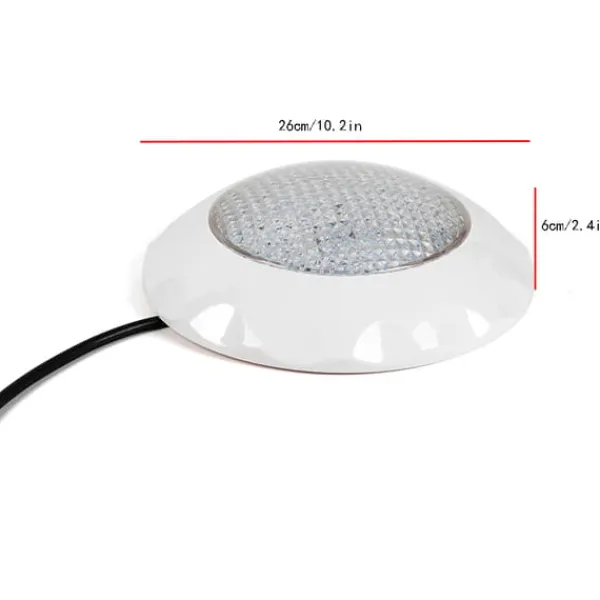 New LED Svømmebassinlys, 45W RGB Farver, Vandtæt IP68,41-50V Pool- & Spatilbehør