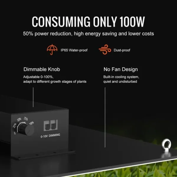 Discount LED Vækstlampe, 300 W Dæmpbar, Højtydende Samsung 2B1B Diode til indendørs planter, Frøplante og Drivhusdyrkning. Daisy Chain Driver. Kit Til Plante- & Urtedyrkning