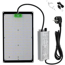 Best LED Vækstlys, Fuldspektrum, Dæmpbar,EU, 120W Kit Til Plante- & Urtedyrkning