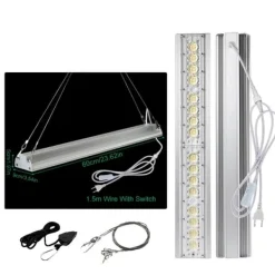 Online LED Vækstlys, Fuldt Spektrum, Energi Effektiv,80W Kit Til Plante- & Urtedyrkning