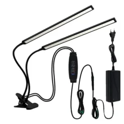 New LED Vækstlys, Fuldt Spektrum, Klem-design,60W Kit Til Plante- & Urtedyrkning