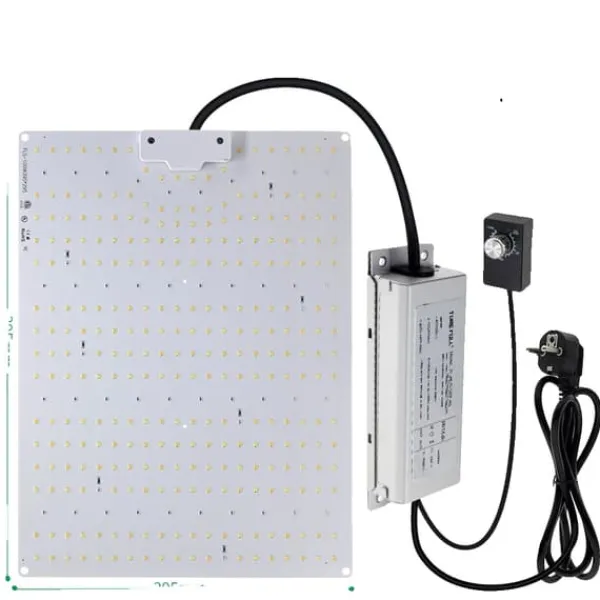 Kit Til Plante- & Urtedyrkning^LED Vækstlys, Fuldt Spektrum, Stille Drift,100W