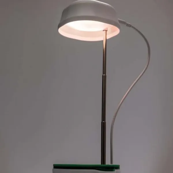 Kit Til Plante- & Urtedyrkning^LED-plantelampe med selvvandende potte - fuldspektret plantebelysning
