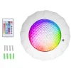 Online LED-poollampor DC12V/38W med fjärrkontroll IP68 Vattentät RGB Färgglad energibesparande poollampa för dammfontänpool Pool- & Spatilbehør
