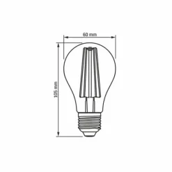 Clearance LED-pære til plantedyrkning VIDEX-E27-A60-8W-FITO Kit Til Plante- & Urtedyrkning