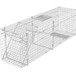 Clearance Levende fælde 100 cm galvaniseret - Levende Fælde - Levende Fælder - Home & Living Skadedyrsfælder