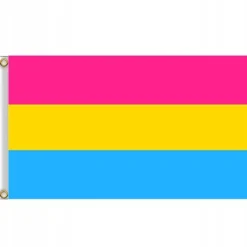 Flag & Vindposer^LGBT REGNBUEFLAG STOR 90x150cm PANSEKSUALITET F2