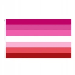 Flag & Vindposer^LGBT REGNBUEFLAG STOR 90x150cm LESBISK F5