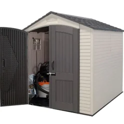 Skure, Garager & Carports^Lifetime Ultra-resistent Haveskur Med Vindue 214x213x227 Cm Uv100 Hvid