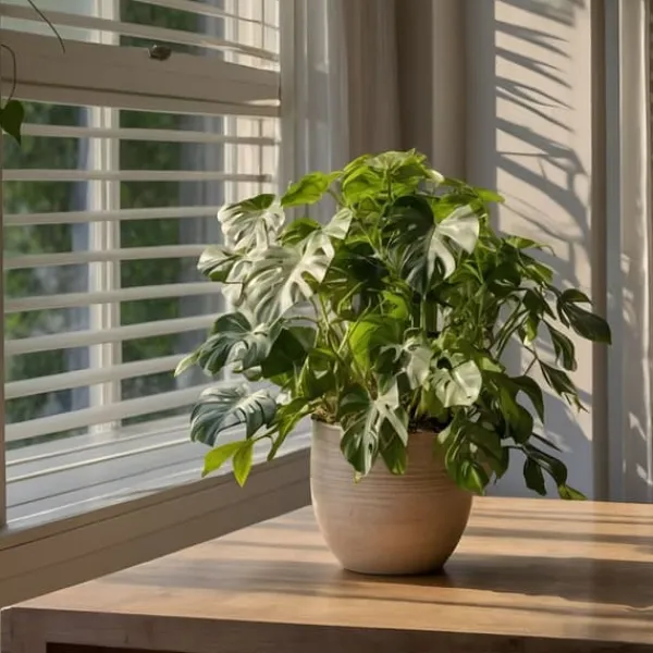 Lille monstera - Sæt med 2 - Rhaphidophora tetrasperma - Højde 20-30cm - ⌀12cm Krukkeplanter Indendørs