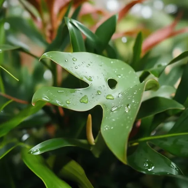 Lille monstera - Sæt med 2 - Rhaphidophora tetrasperma - Højde 20-30cm - ⌀12cm Krukkeplanter Indendørs