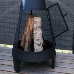 Outlet Limousin Bålfad Havepejs 126cm Pejse