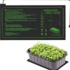 Sale Lollanda frøspiringsvarmemåtte, frøplantevarmemåtte 25x52cm, IP67 vandtæt, planteformering, til planter og hydroponics Frø