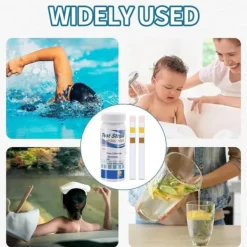 Clearance Lollanda 50-Pack 3-i-1 poolteststrimler og spa-teststrimler - pH, vandtester, alkalinitet, frit klor Pool- & Spatilbehør