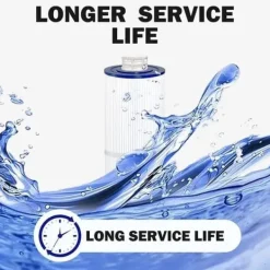 New Lollanda 2-pak poolfilterpatroner – kompatibel med Unicel C-4326, Pleatco PRB25-IN, Filbur FC-2375, 25 kvadratfod filtreringsområde Pool- & Spatilbehør