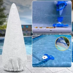 Pool- & Spatilbehør^Lollanda 5-pak udskiftningsfilterindsatser til poolstøvsugere – genanvendelige bomuldsfiltre, velegnet til Centennial, Eclipse