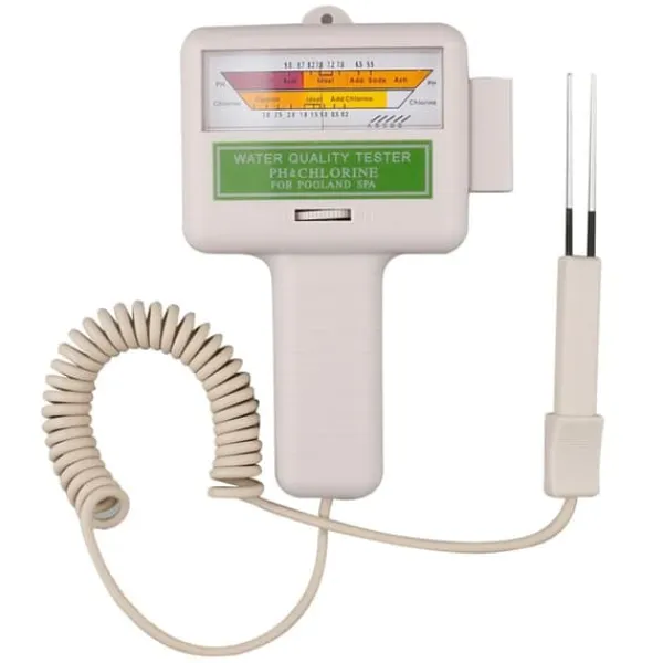 Best Lollanda PC-101 pH/klortester, vandtester, digital pH-måler til vand – bærbar, baggrundsbelysning, stor skærm Pool- & Spatilbehør